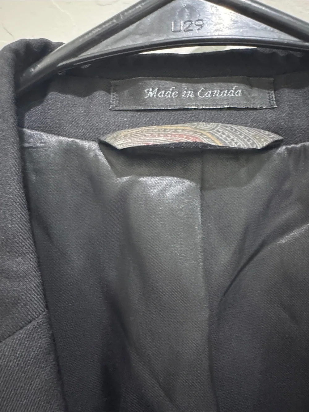 Ralph Lauren Black Two-Button Blazer